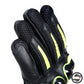 MIG 3 UNISEX LEATHER GLOVES 620 BLACK FLUO YELLOW