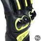 MIG 3 UNISEX LEATHER GLOVES 620 BLACK FLUO YELLOW