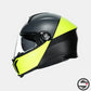 TOURMODULAR AGV E2206 MULTI MPLK 001 BALANCE MATT BLACK YELLOW FLUO