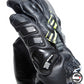 PELLE DRUID 4 GLOVES 20A BLACK CHARCOAL GRAY FLUO YELLOW