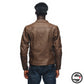 RAZON 2 LEATHER JACKET 58G TOBACCO BROWN