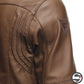 RAZON 2 LEATHER JACKET 58G TOBACCO BROWN