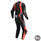 AUDAX D-ZIP 1PC PERF. Z09 BLACK RED FLUO ANTHRACITE LEATHE SUITE