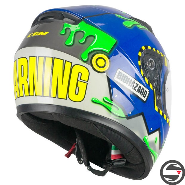 265X LUCKY BIO BLU GIALLO VERDE FLUO OPACO