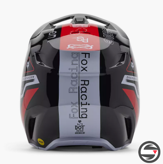 33000-110 V1 RACE SPEC RED FLUO HELMET