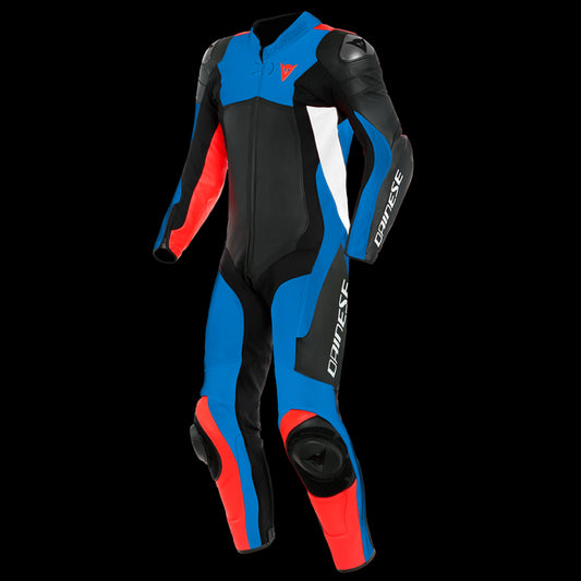 ASSEN 2 1 PC PERF. SUIT 83C BLACK BLUE FLUO-RED