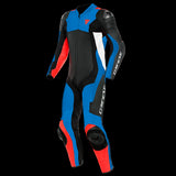 ASSEN 2 1 PC PERF. SUIT 83C BLACK BLUE FLUO-RED