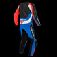 ASSEN 2 1 PC PERF. SUIT 83C BLACK BLUE FLUO-RED