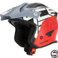 CASCO JET ARIA GRAPHIC 295 GRIGIO ROSSO