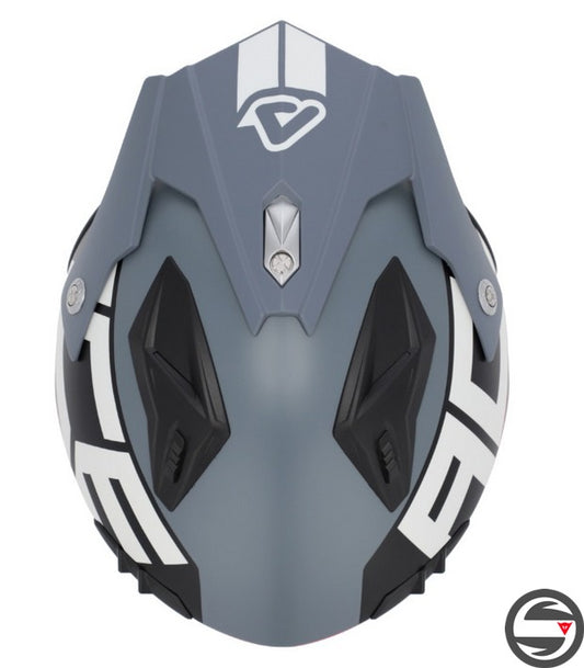 CASCO JET ARIA GRAPHIC 295 GRIGIO ROSSO