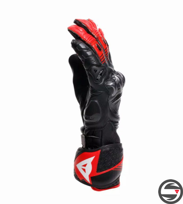 FIERO METAL GLOVES A77 BLK RED LAVA WHT