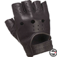GUANTI BOOSTER SENZA DITA PELLE NERA