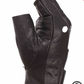 GUANTI BOOSTER SENZA DITA PELLE NERA