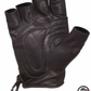 GUANTI BOOSTER SENZA DITA PELLE NERA
