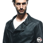 CHIODO LEATHER 001 BLACK DAINESE