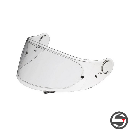 CNS-1 WITH PIN CLEAR VISIERA SHOEI