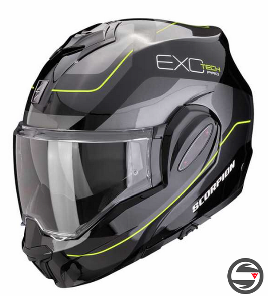 EXO-TECH EVO PRO COMMUTA NERO ARGENTO GIALLO SCORPION