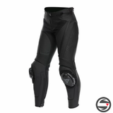 DELTA 4 LEATHER PANTS WMN 631 BLACK DAINESE