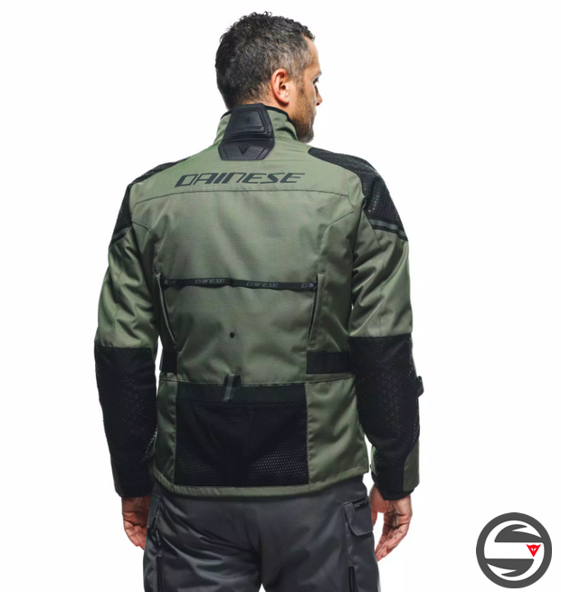 LADAKH 3L D-DRY JACKET 63H ARMY GREEN BLACK DAINESE