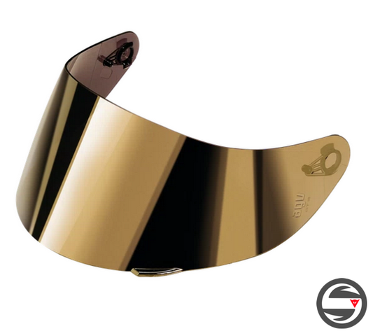 AGV VISOR COMPACT 003 IRIDIUM GOLD