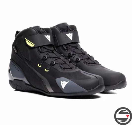 HERIAN D-WP SHOES Q90 BLK WHT YELLOW FLUO