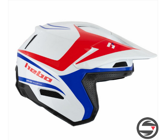 HC1040B CASCO HTR F02 ZONE PRO MONO WHITE RED BLUE HEBO
