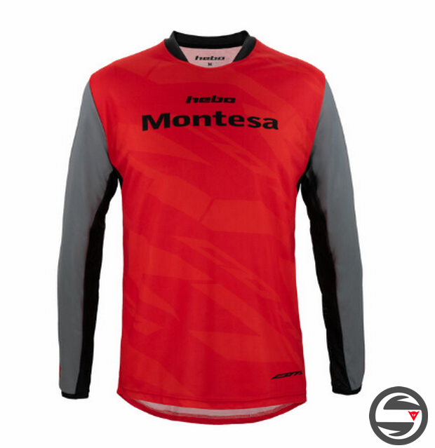 HE2188R MAGLIA MMONTESA TECH CLASSIC RED GREY