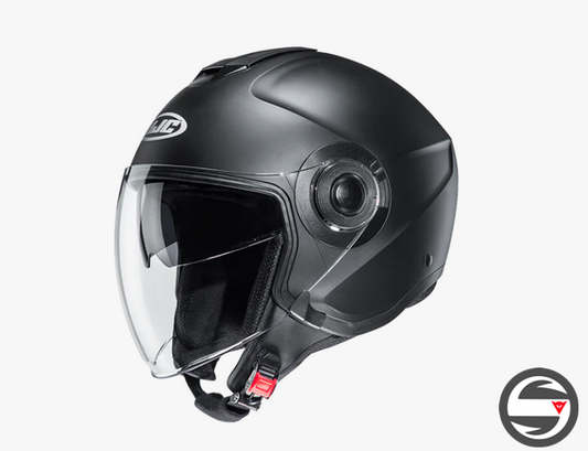 I40N SEMI FLAT BLACK JET HJC