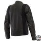 ISTRICE QDF PERF. LEATHER JACKET 005 DARK BROWN
