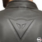 ISTRICE QDF PERF. LEATHER JACKET 005 DARK BROWN