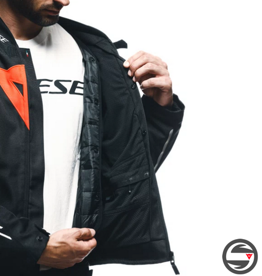 AVRO 5 TEX MAN JACKET W12 RED FLUO WHITE BLACK