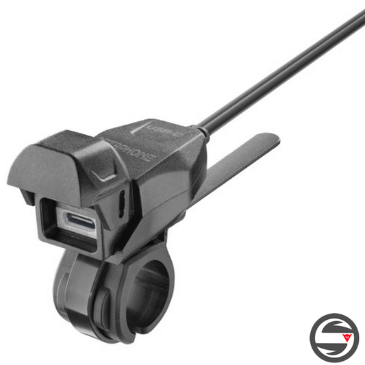 ACCHANDLEBARTYPEC TYPEC USB ADATTATORE CARICABATTERIA MOTO 12V