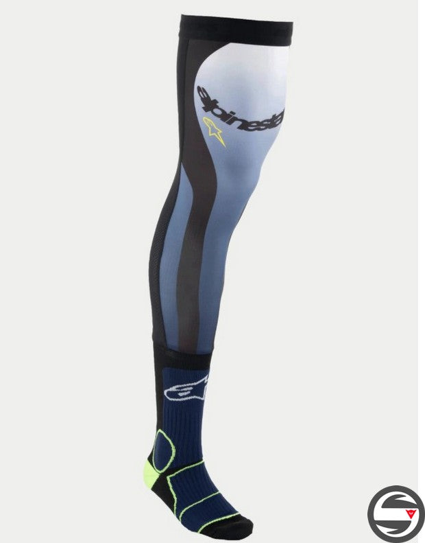 4701324 KNEE BRACE SOCKS 7455 NIGHT NAVY YELLOW FLUO
