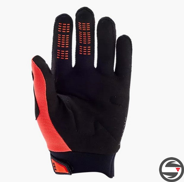 31389-824 FOX YOUTH DIRTPAW GLOVE ORANGE FLUORESCENT