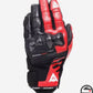 REACTO CARBON SHORT GLOVES B78 BLACK RED LAVA