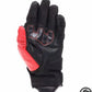 REACTO CARBON SHORT GLOVES B78 BLACK RED LAVA