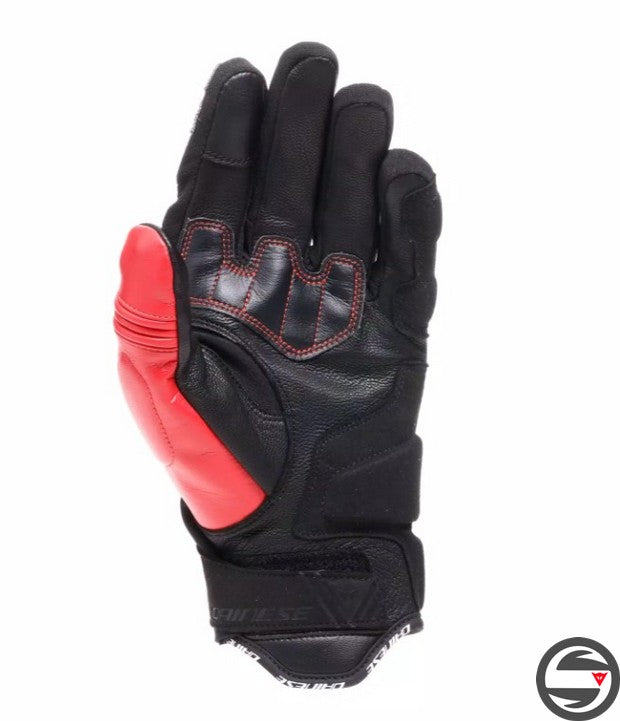 REACTO CARBON SHORT GLOVES B78 BLACK RED LAVA