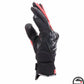 REACTO CARBON SHORT GLOVES B78 BLACK RED LAVA