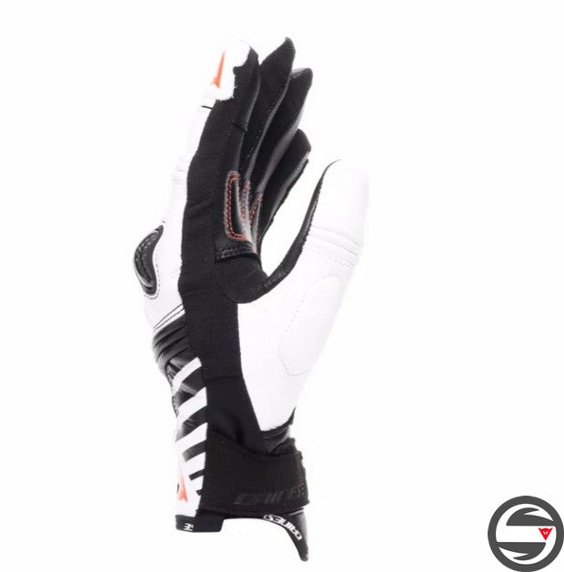 REACTO CARBON SHORT GLOVES WMN N32 BLACK WHITE RED