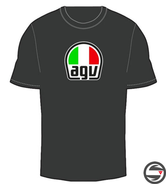 CLASSIC AGV T-SHIRT 001 BLACK