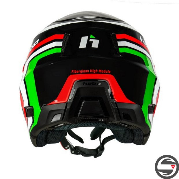 HC1042N CASCO HTR F02 ZONE PRO RACING NERO ITA