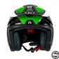 HC1042N CASCO HTR F02 ZONE PRO RACING NERO ITA