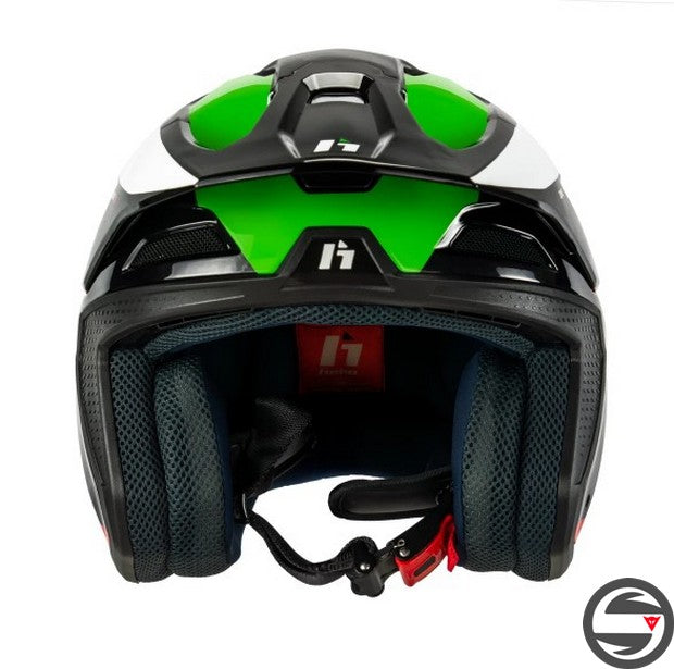 HC1042N CASCO HTR F02 ZONE PRO RACING NERO ITA