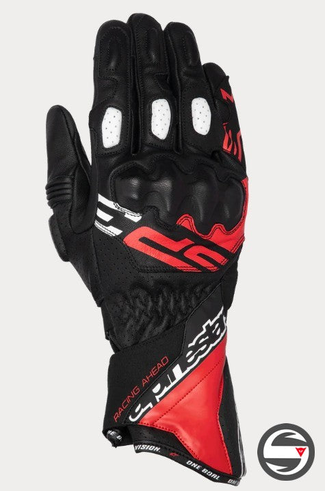 SP-3 GLOVES 1342 BK BR RED WHITE