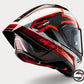 SUPERTECH R10 1352 SOLID BLACK RED CARBON B R WG ECE DOT FIM