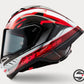SUPERTECH R10 1352 SOLID BLACK RED CARBON B R WG ECE DOT FIM