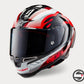 SUPERTECH R10 1352 SOLID BLACK RED CARBON B R WG ECE DOT FIM