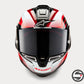 SUPERTECH R10 1352 SOLID BLACK RED CARBON B R WG ECE DOT FIM