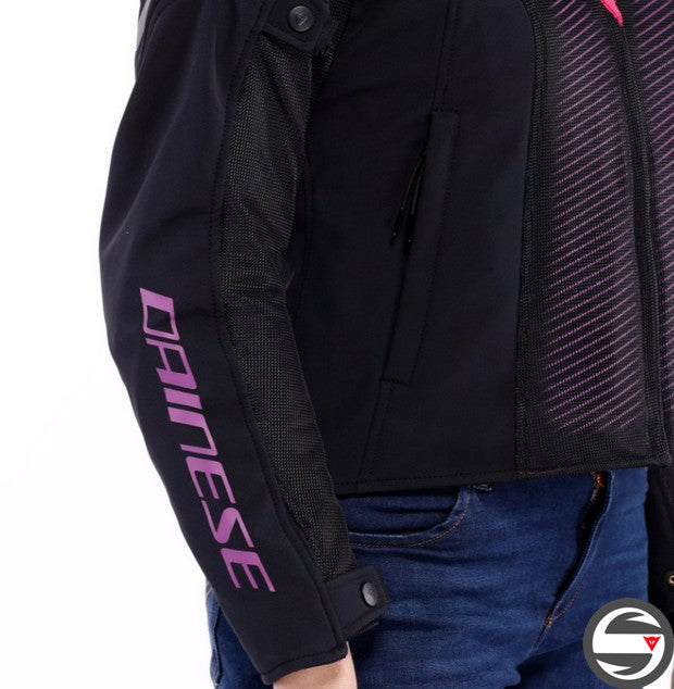 SUPER SPRINT AIR TEX JACKET WMN 75R BLACK PINK VIOLA