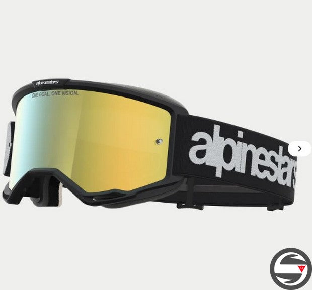 5101827 VISIONE 5 HONE GOGGLE 1762 BLACK WHITE MIRROR GOLD